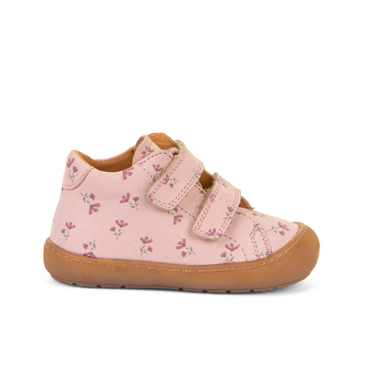 Ollie Pink Flowers First Walking Shoe