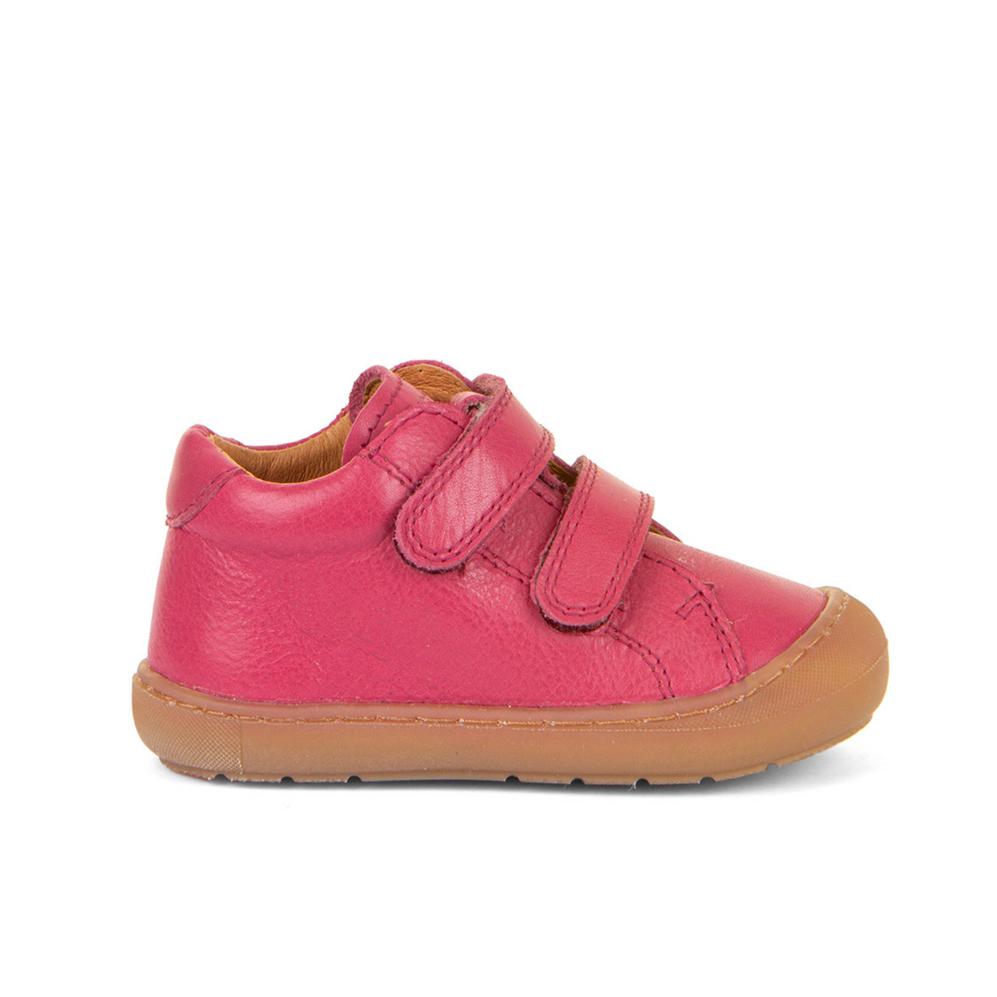 Ollie Wine Red Leather First Walking Shoe
