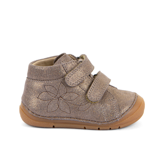 Paix Up Bronze Leather First Walking Boot
