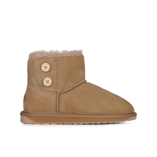 Piction Water Resistant Camel Sheepskin Boot