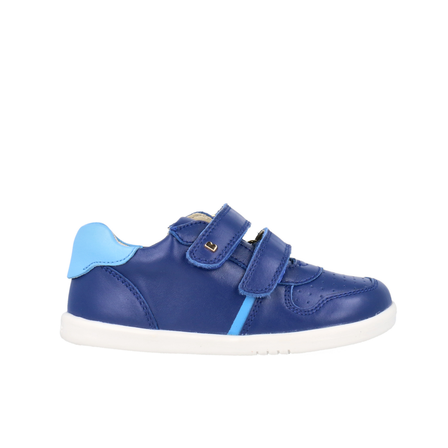 IW Riley Leather Sneaker Shoe in Blueberry and Powder Blue