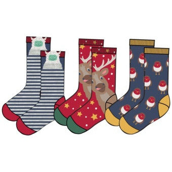 Rock My Socks Christmas 3 Pack