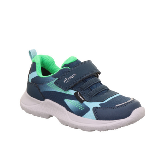 Rush Waterproof Blue/Light Green Trainer
