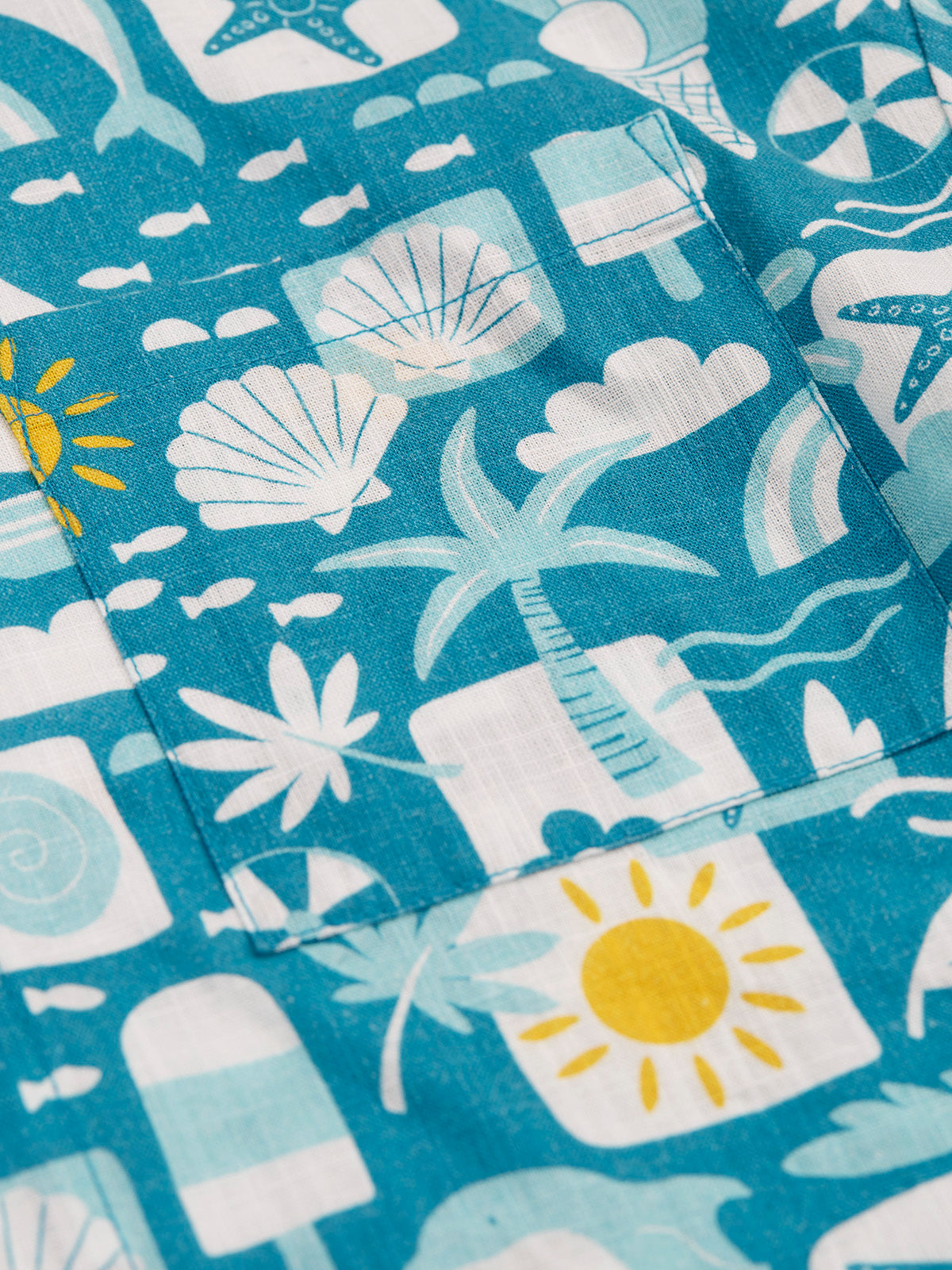 Ellison Shirt Blue Beach Times