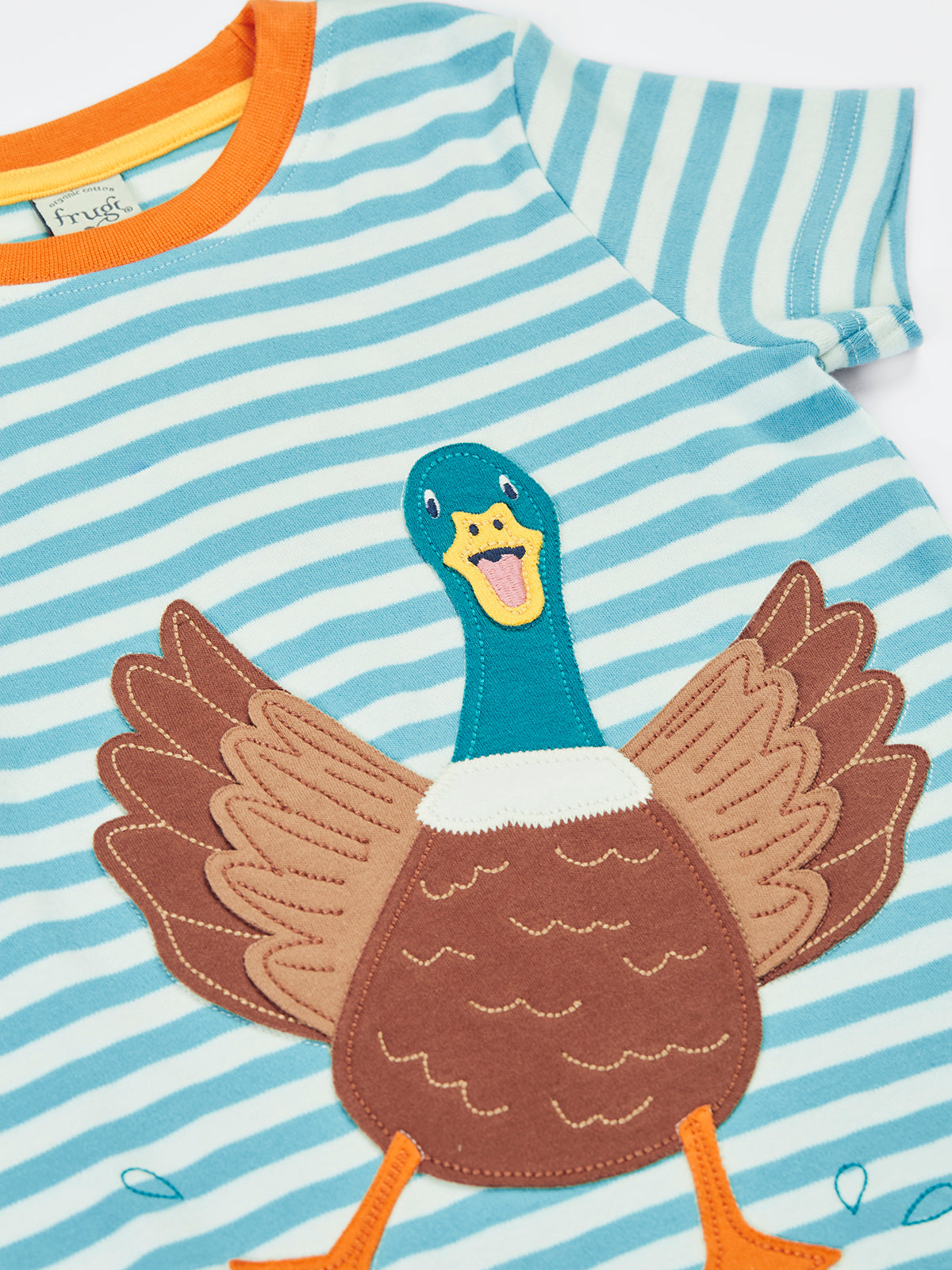 Sid T-Shirt Blue Stripe Duck