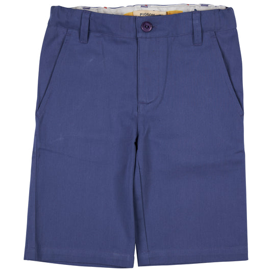 Dusty Blue Chino Shorts