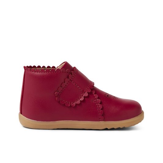SU Willow Tibetan Red Leather Ankle Boot