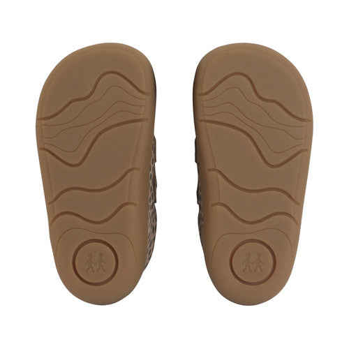 Scoot Taupe Splash Nubuck First Steps Shoe