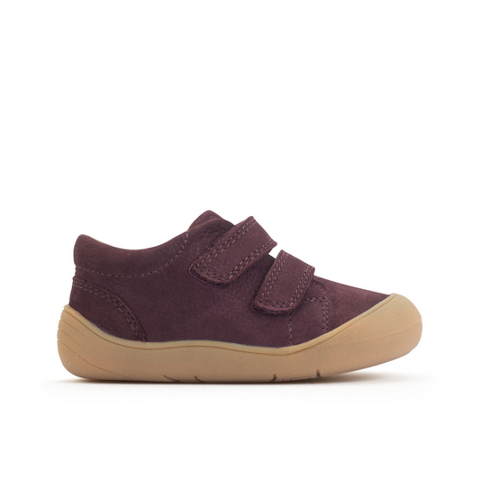 Scoot Burgundy Nubuck First Steps Ankle Boot