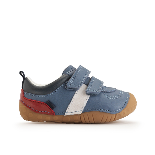 Zap Denim Blue Leather/Suede Pre-walker