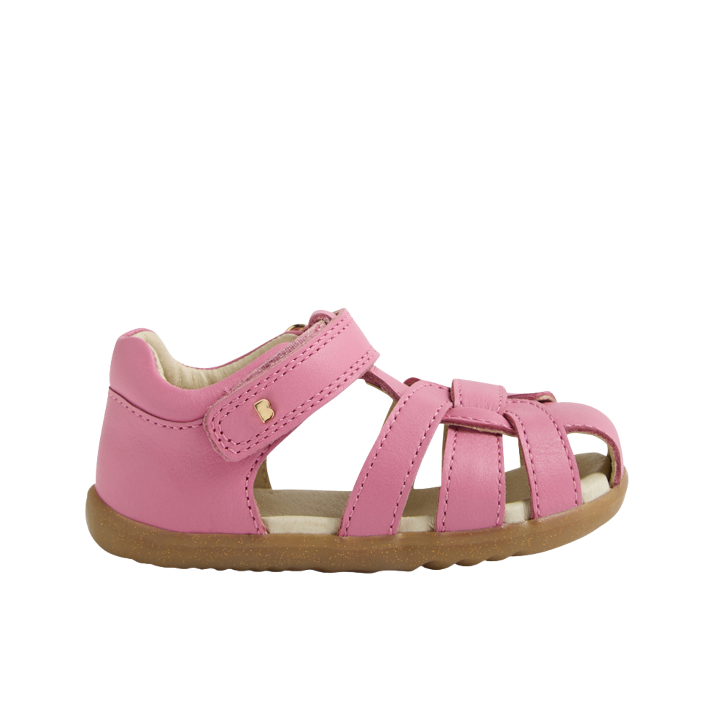 SU Skip Twist First Sandal in Cashmere Rose Leather