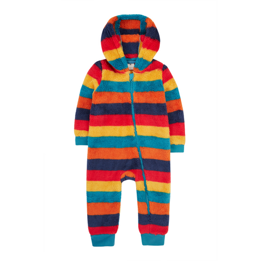 Cosy Ted Sunuggle Suit Autumn Stripes