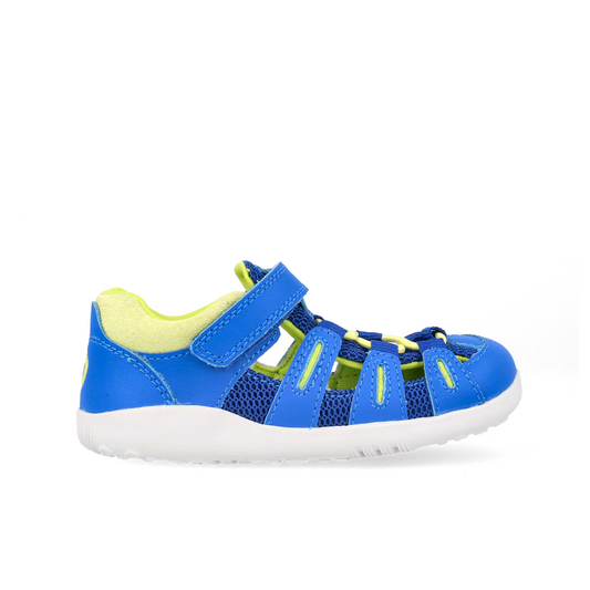 SU Summit Water Safe Sandal in Snorkel Blue and Lime