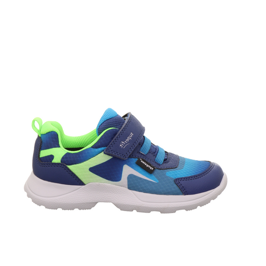 Rush Boys Waterproof Blue/Green Trainer