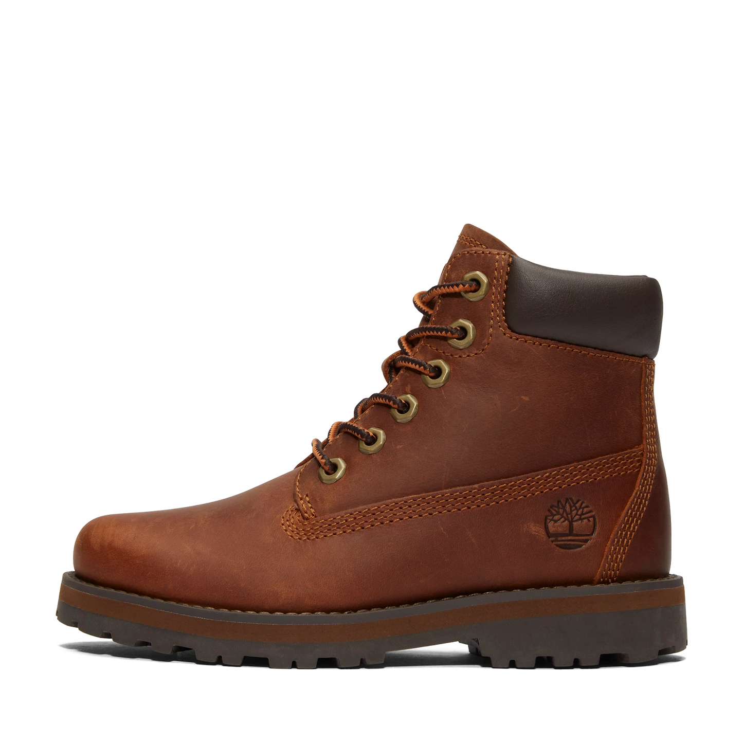 Courma Kid Brown Zip & Lace Boot