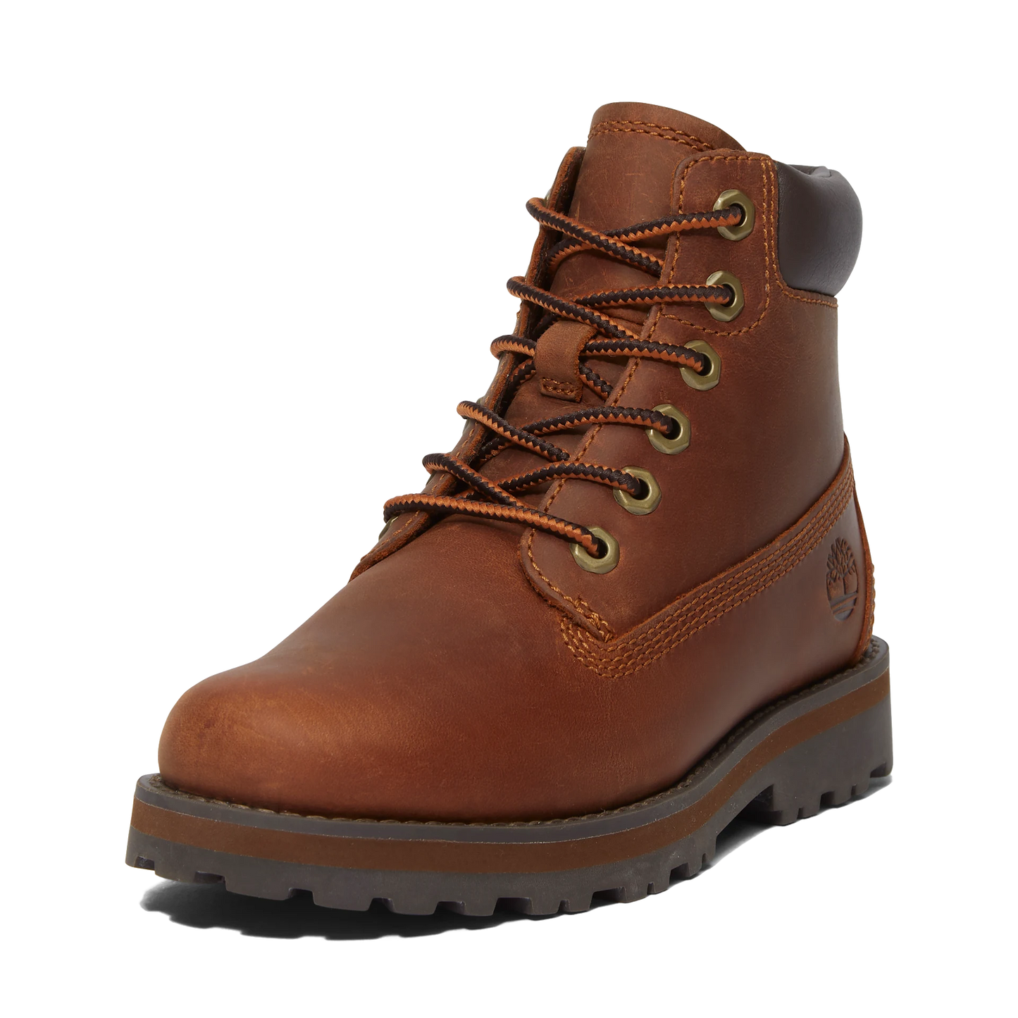 Courma Kid Brown Zip & Lace Boot