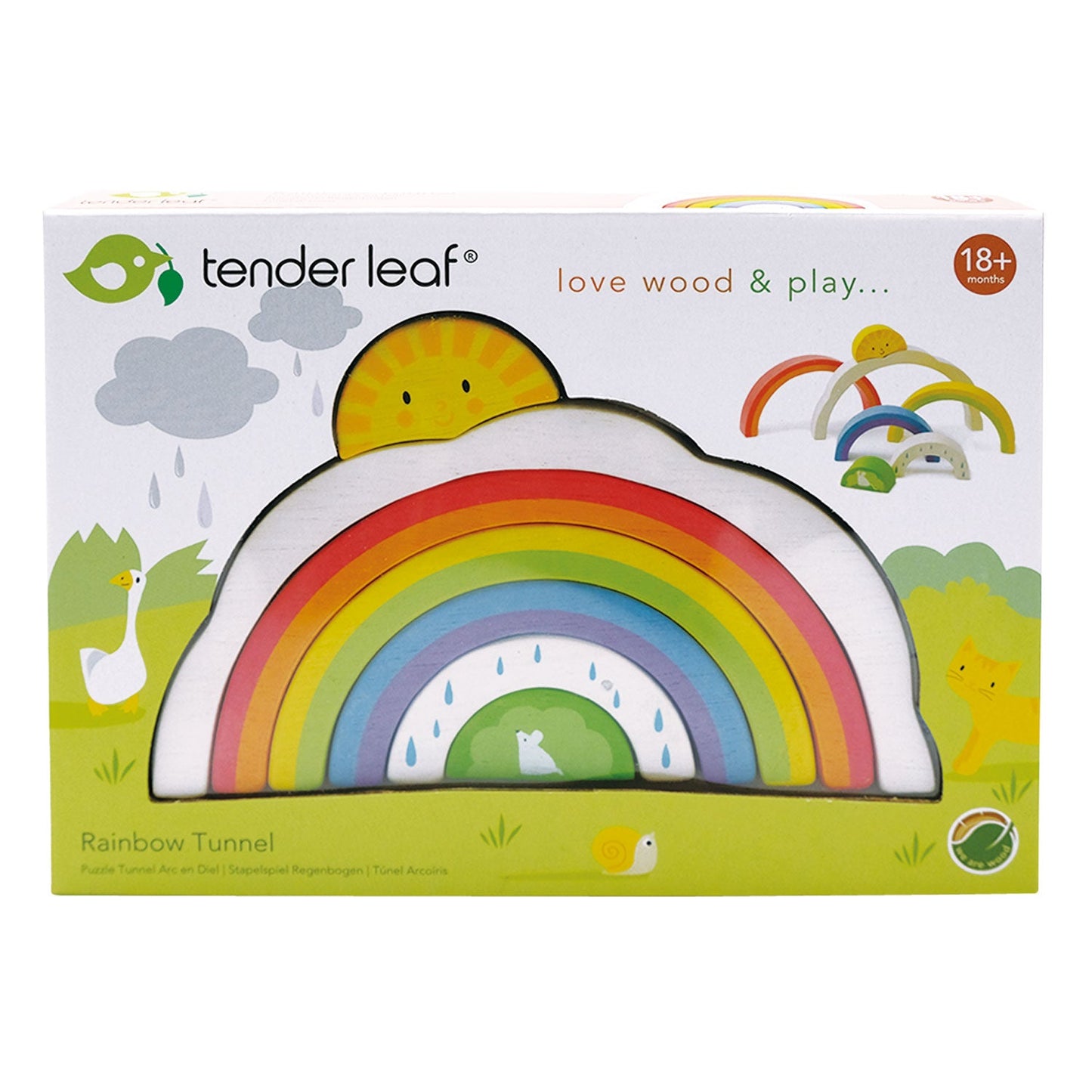 Rainbow Tunnel Stacking Toy