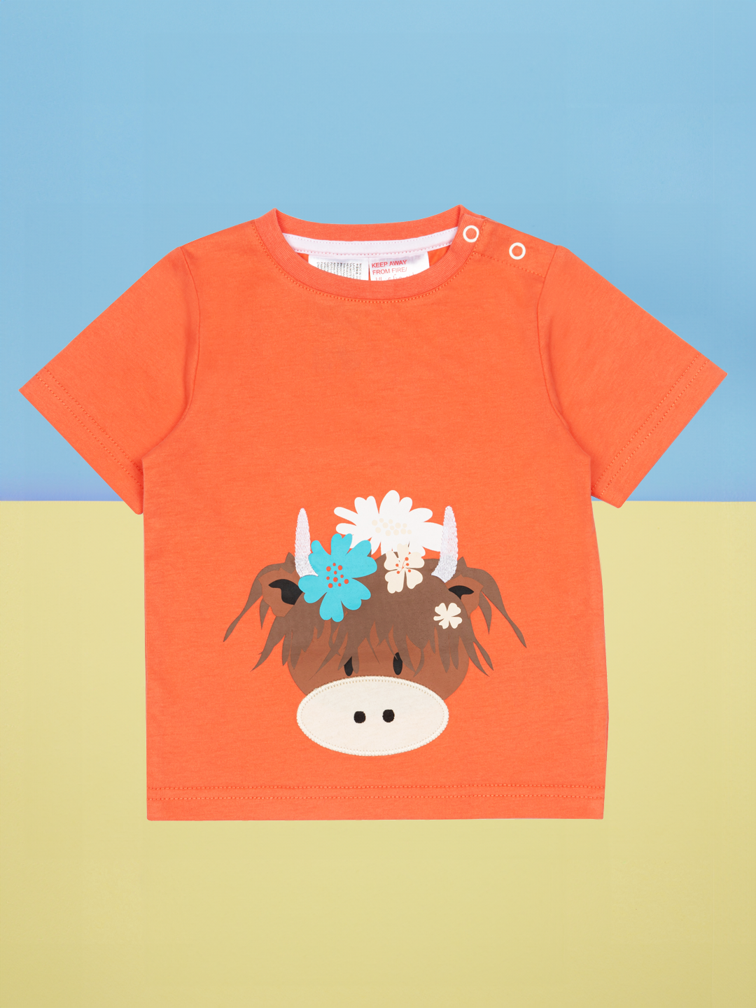 Bonnie Highland Cow Short Sleeve T-Shirt
