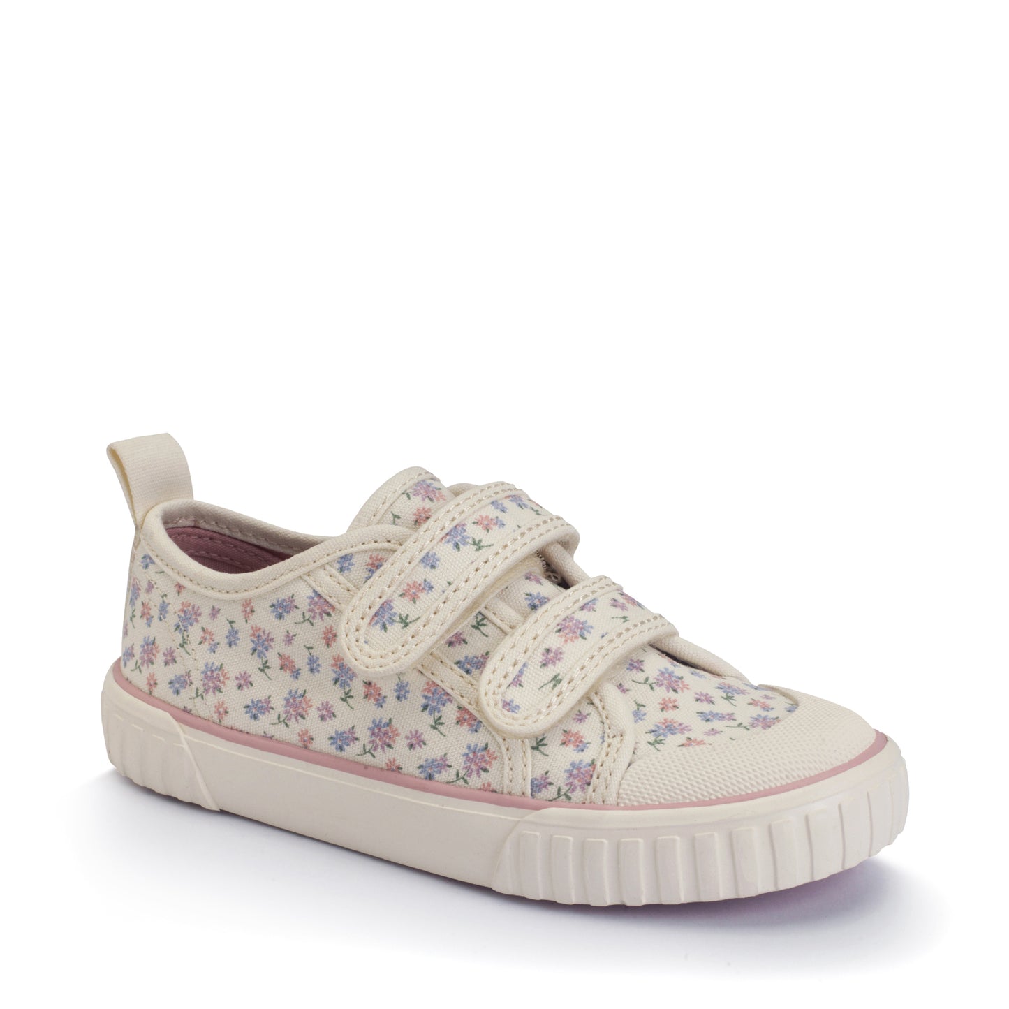 Tide Cream Posy Floral Canvas Shoe