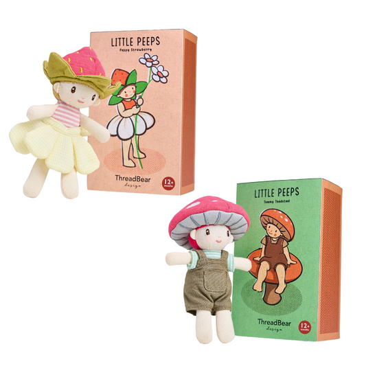 Little Peeps Poppy Stawberry and Tommy Toadstool Bundle