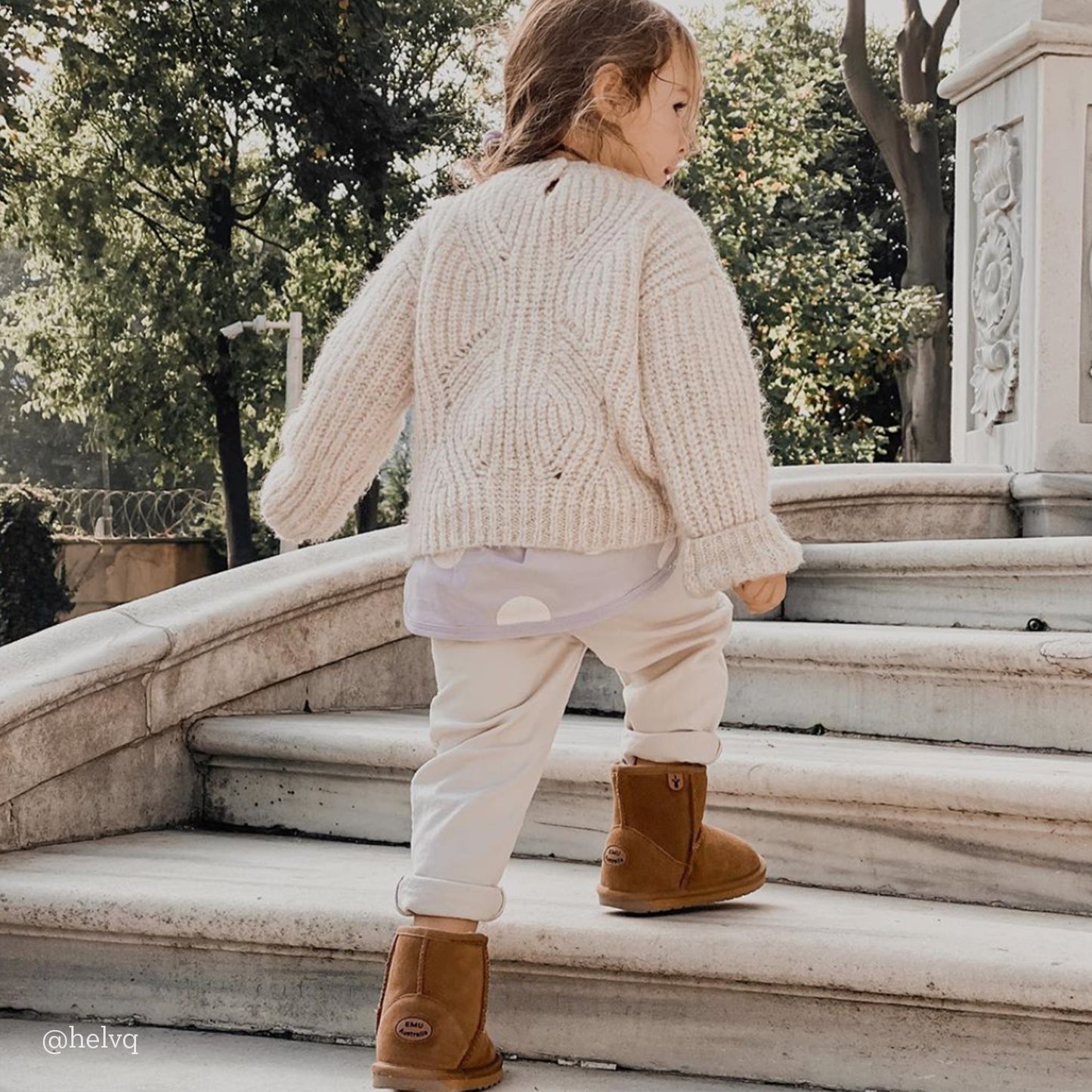 Wallaby Mini Water Resistant Merino Lined Chestnut Sheepskin Boot