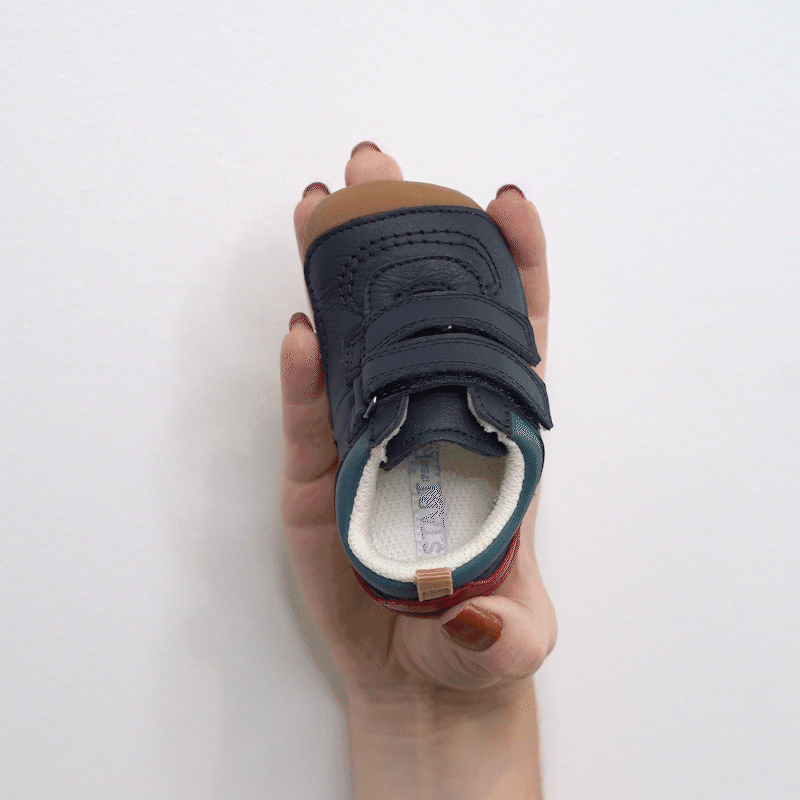 Zap Navy/Multi Leather Pre-walker