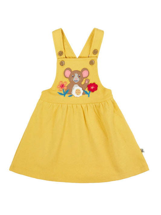 Ania Pinafore Dress Yellow Mouse