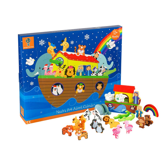 Wooden Advent Calendar - Noahs Ark