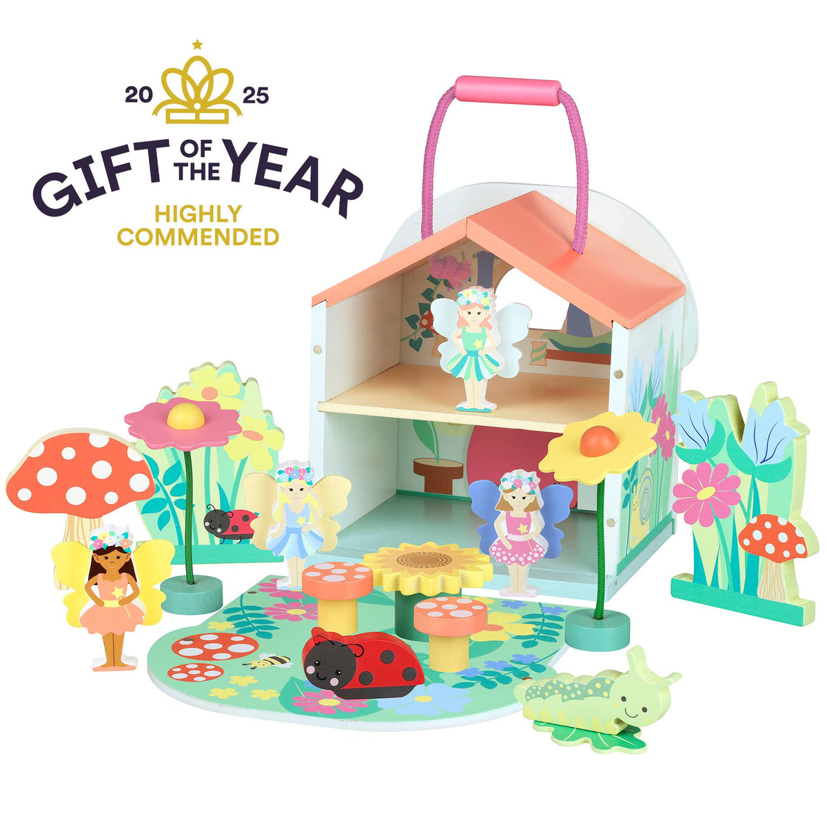 Wooden Fairy House Play Set