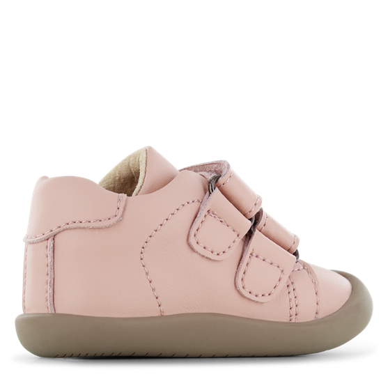 Baby-Flex Pink Leather Pre-Walker First Shoe