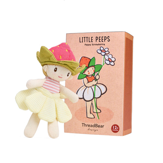 Little Peeps Poppy Strawberry Soft Toy Doll