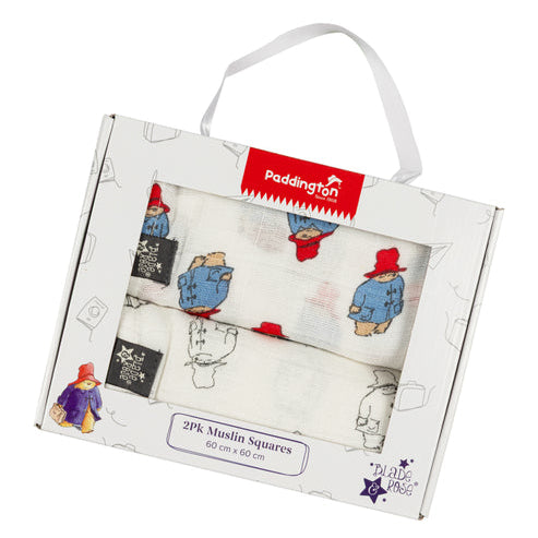 Paddington Likes To Travel Muslin Squares