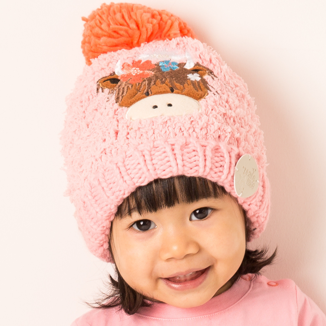 Bonnie The Highland Cow Bobble Hat