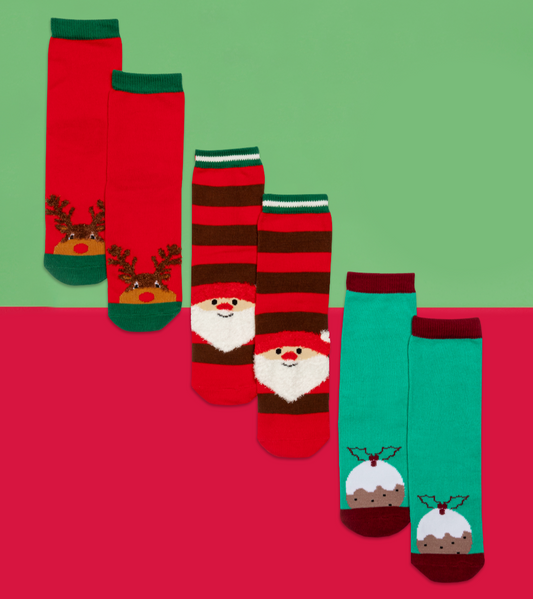 Christmas Socks Gift Set 3 Pack