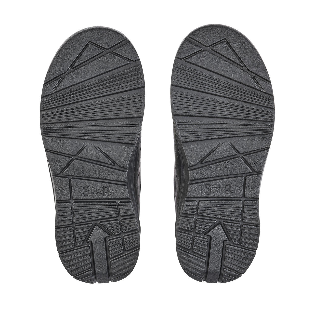 Rocket Black Leather Boys School Shoe