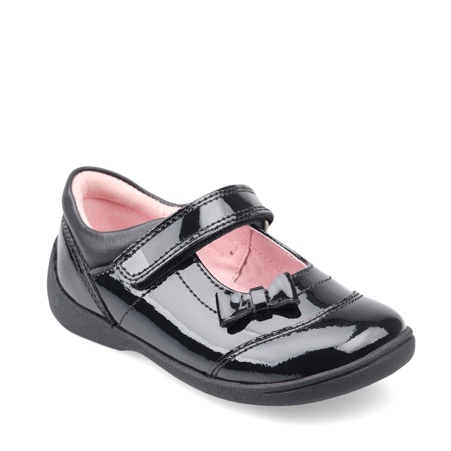 Twizzle Girl's Black Patent Leather First Shoe
