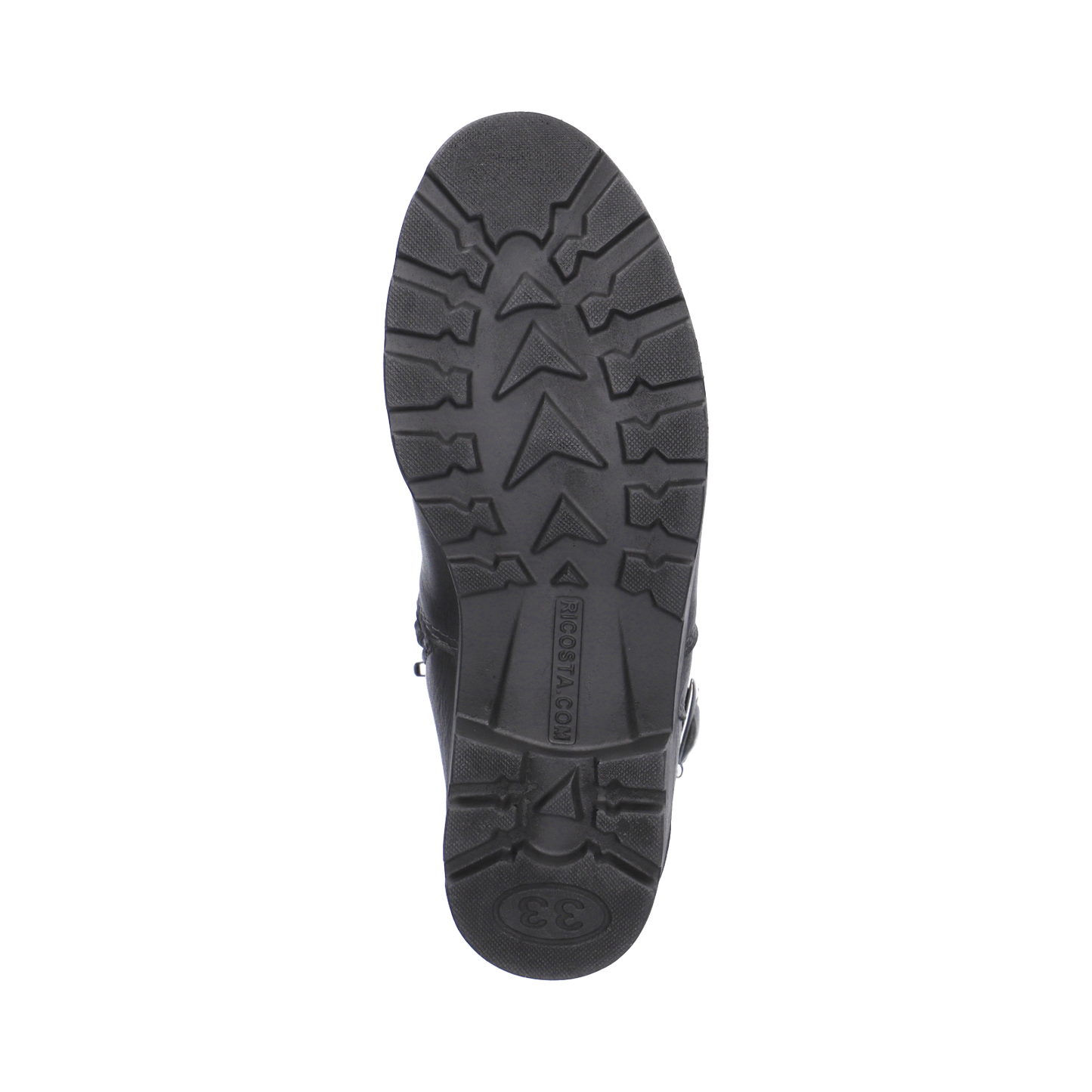 Waterproof Ranka Black Leather and Nubuk Warmlined Boot