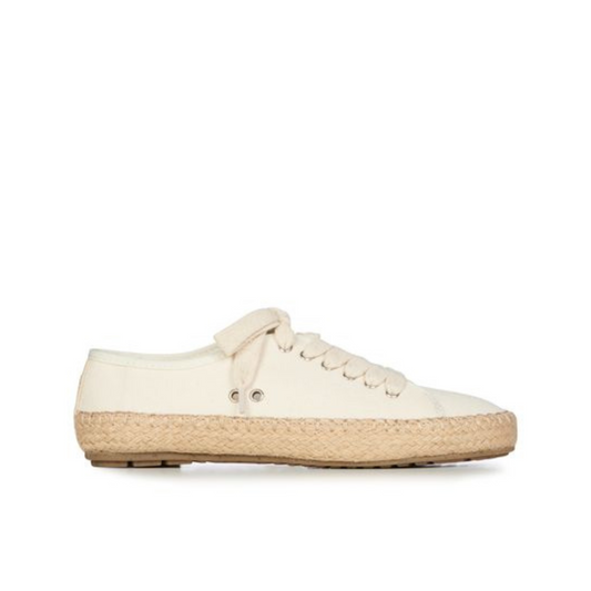 Agonis Organic Natural Cotton Laced Espadrille