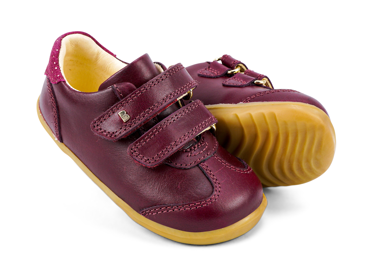 SU Sprite Boysenberry Leather First Shoe