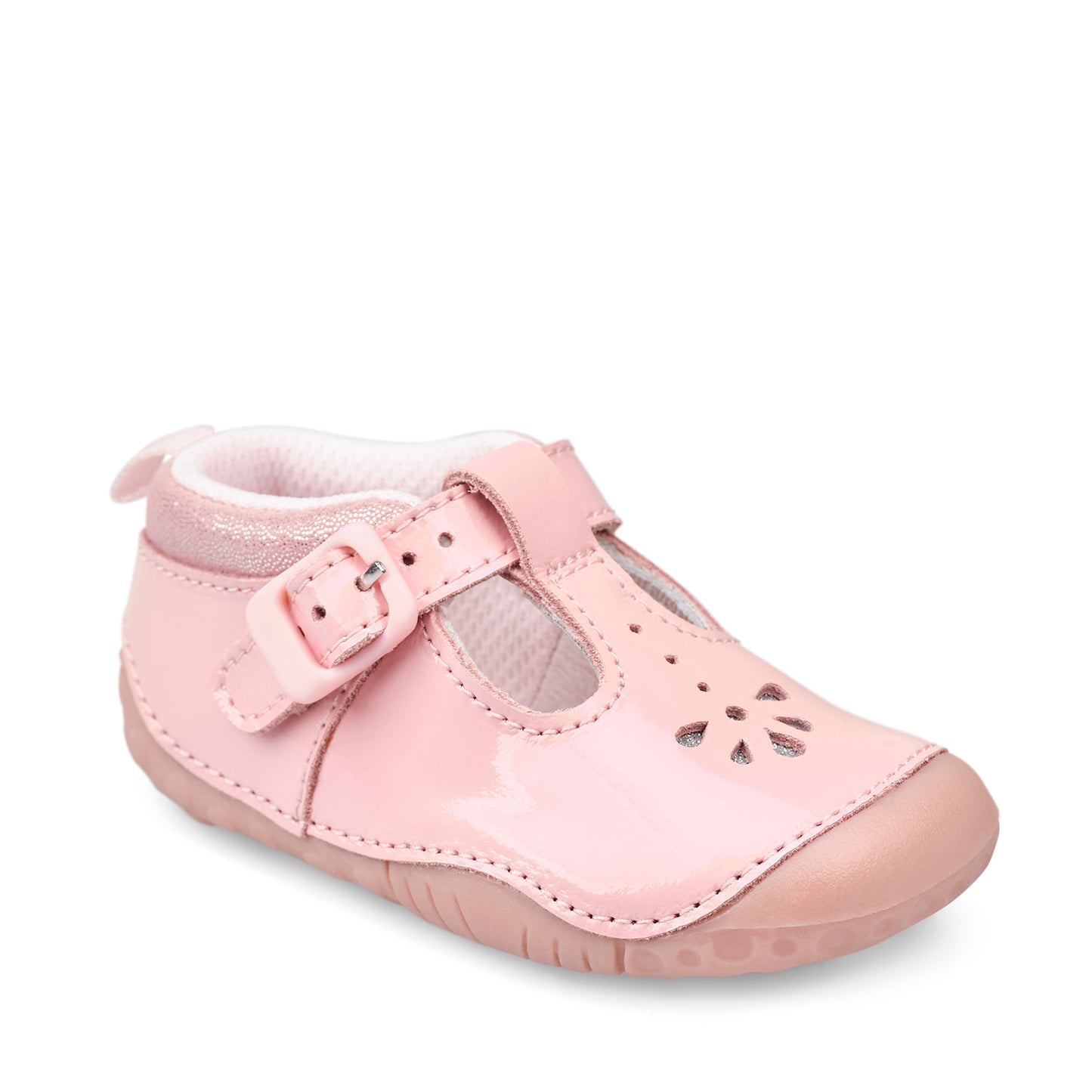 Baby Bubble Pink Patent Girl's T-Bar Pre-Walker