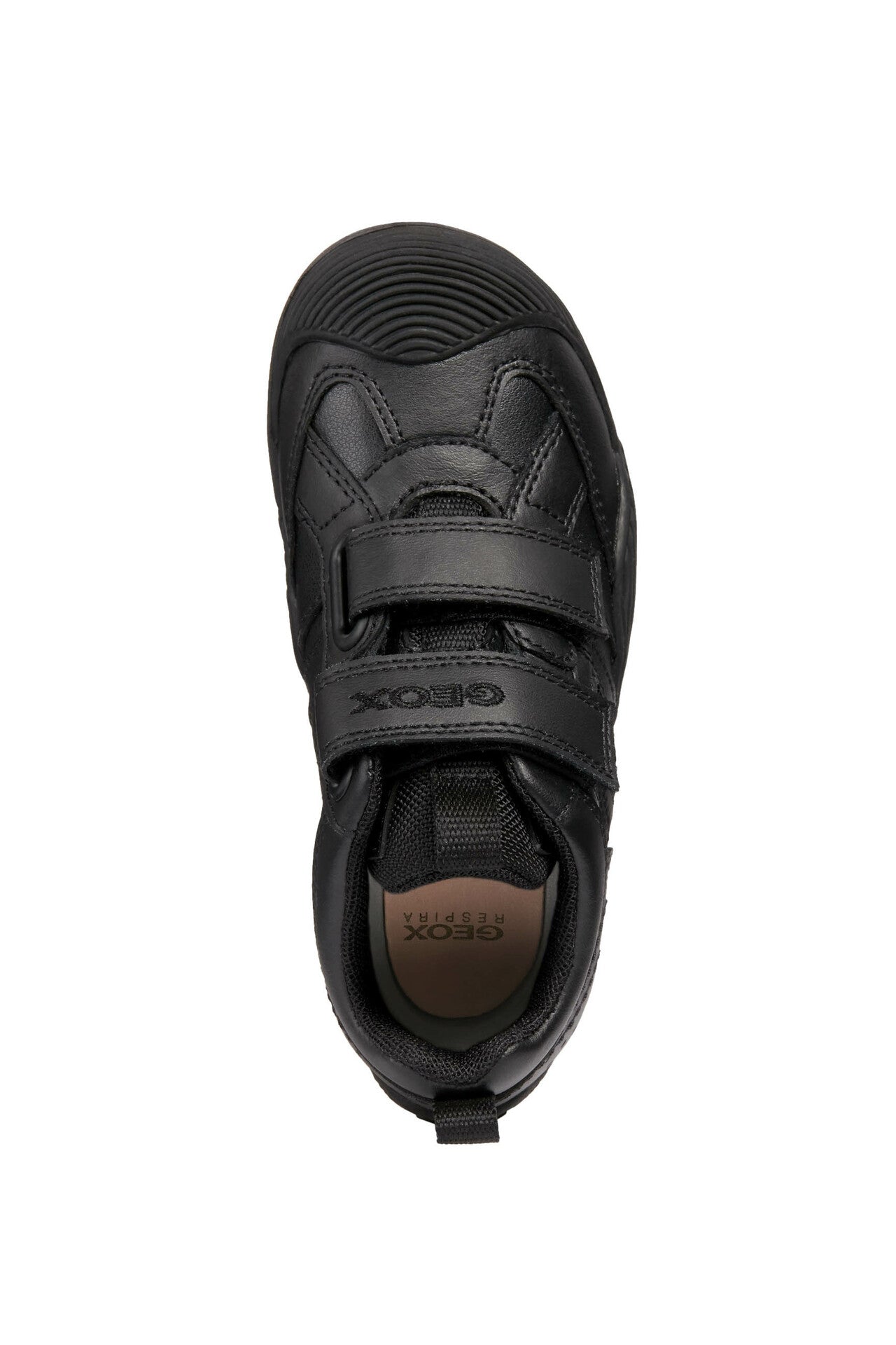 Savage A Black Leather Boys School Shoe