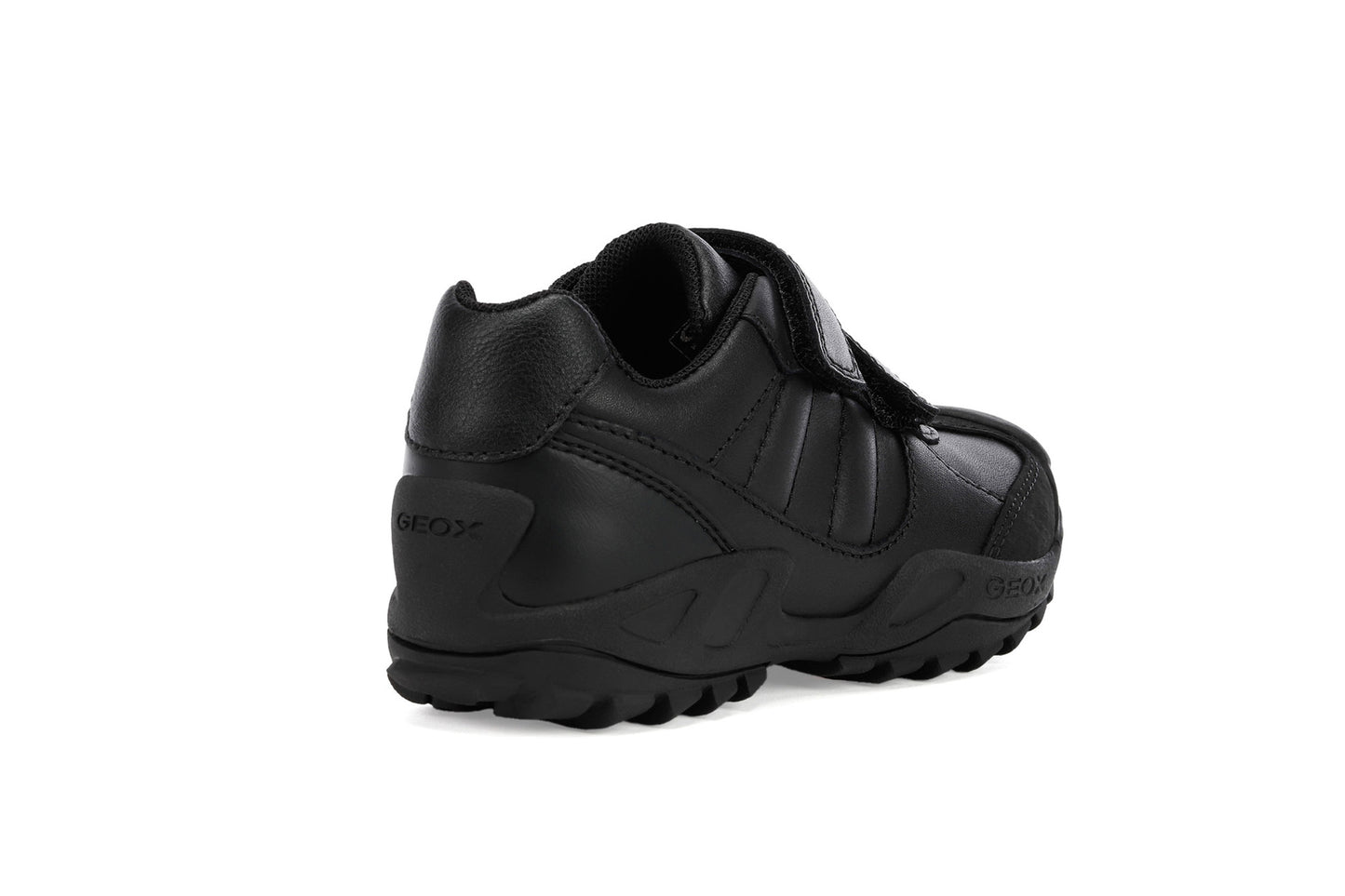 New Savage B Black Leather Boys School Shoe