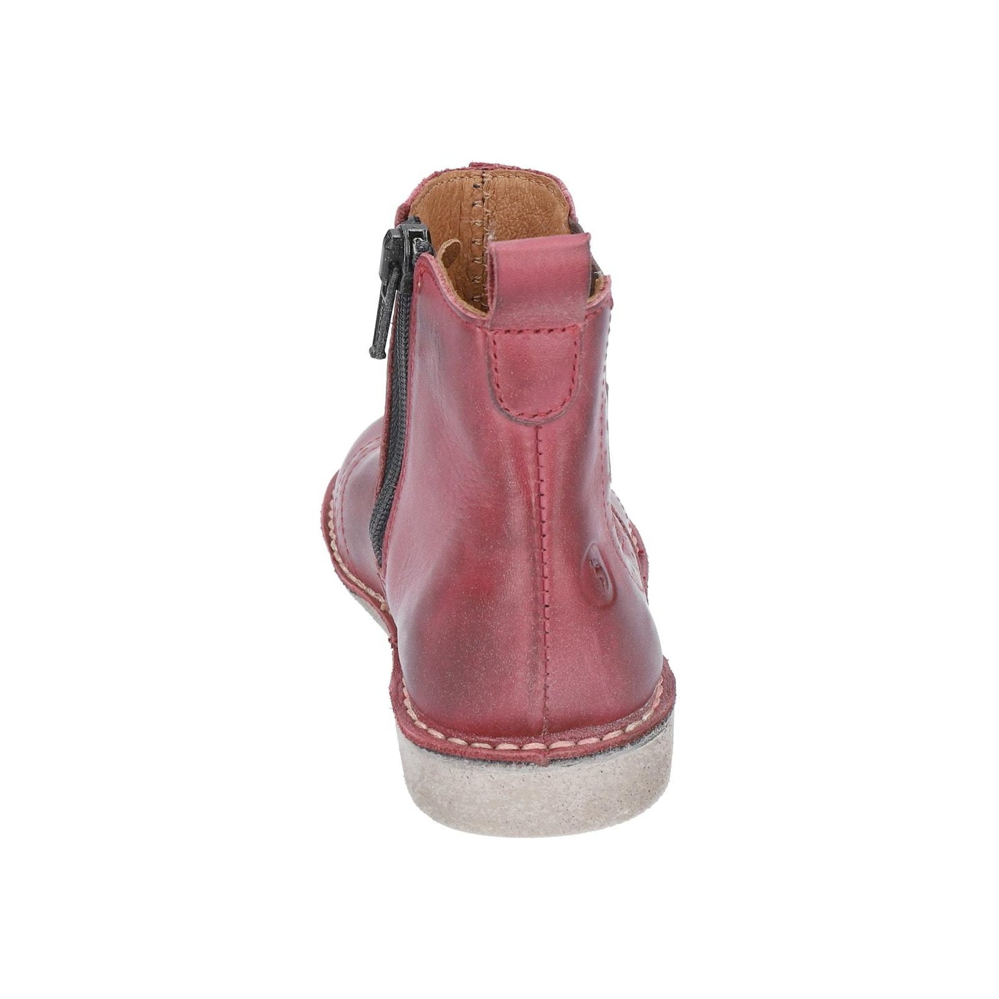 Dallas Chelsea Boot in Dark Fuchsia Leather