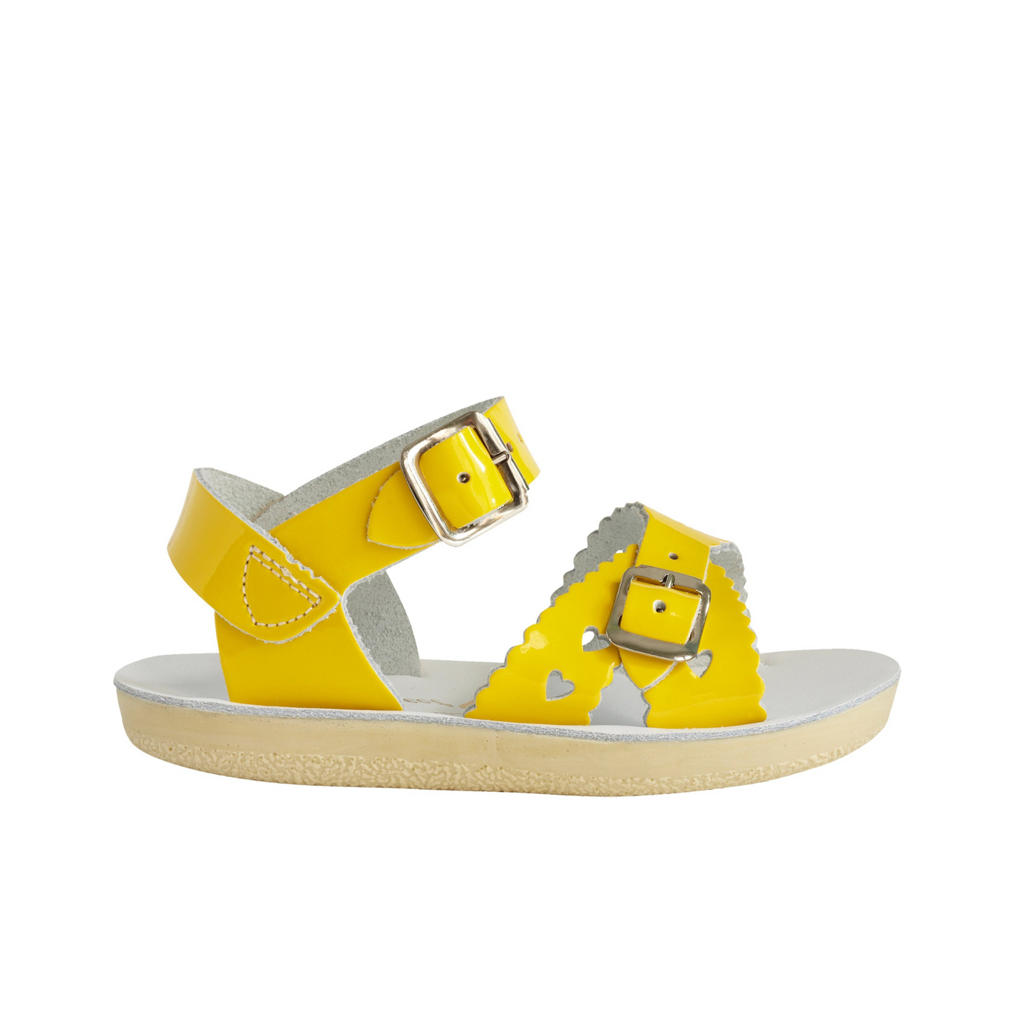 Sweetheart Shiny Yellow Kids Sandal