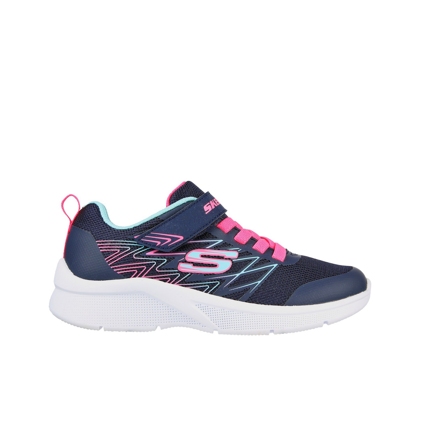 Microspec Bold Delight Machine Washable Girl's Trainer Navy