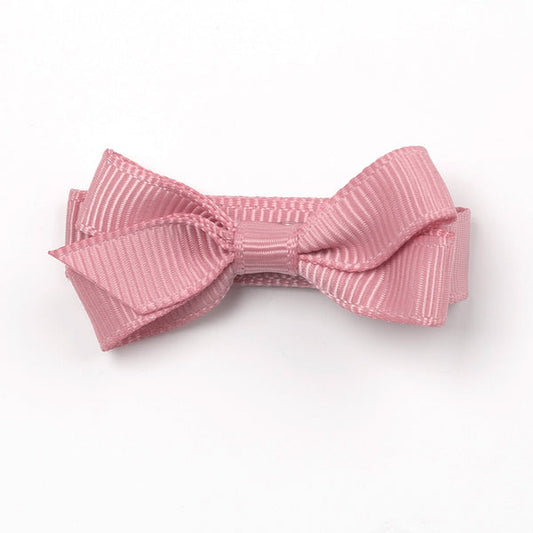 Small Grossgrain Bow Hair Clip