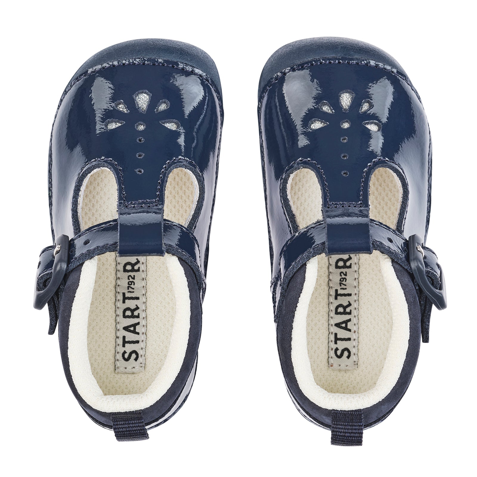 Baby Bubble Navy Patent T-Bar Pre-Walker – To Boot