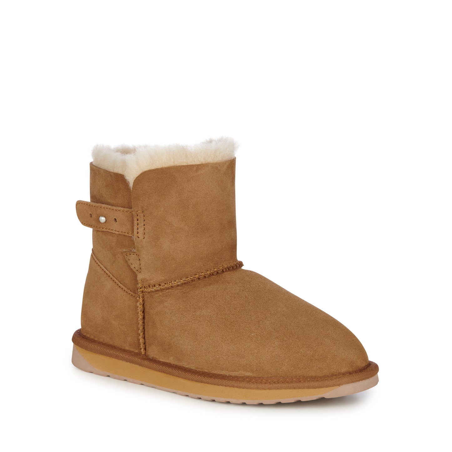 Summerlands Water Resistant Sheepskin Ankle Boot With Cuff