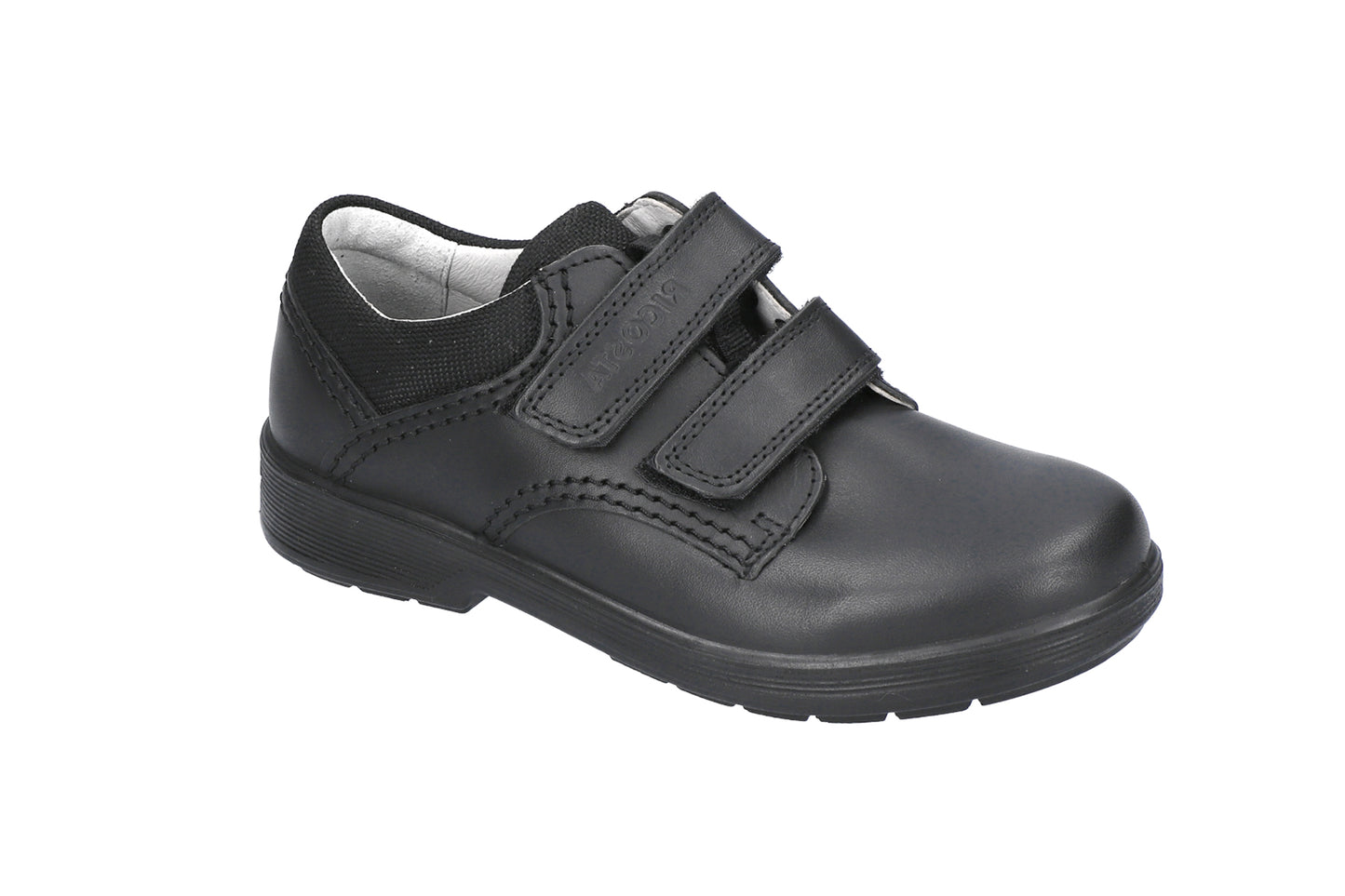 William Black Leather Boys School Shoe