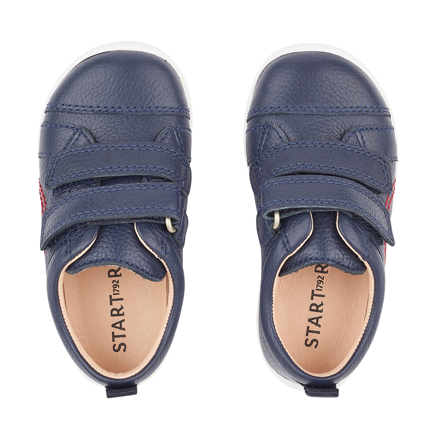 Tree House Navy Leather First Walking Shoe